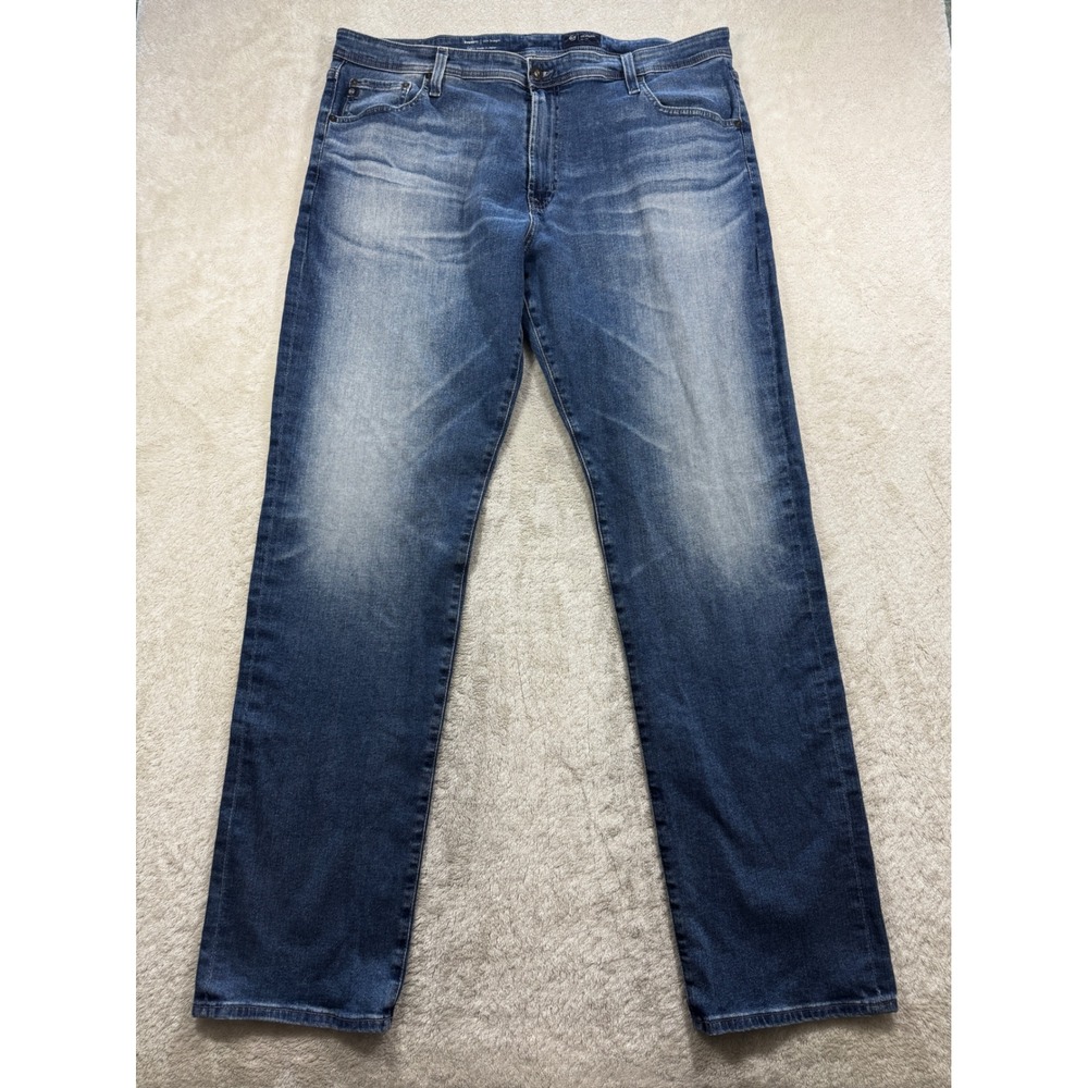 AG Adriano Goldschmied Mens Everett Slim Straight Blue Jeans 40x34 Meas: 40x35